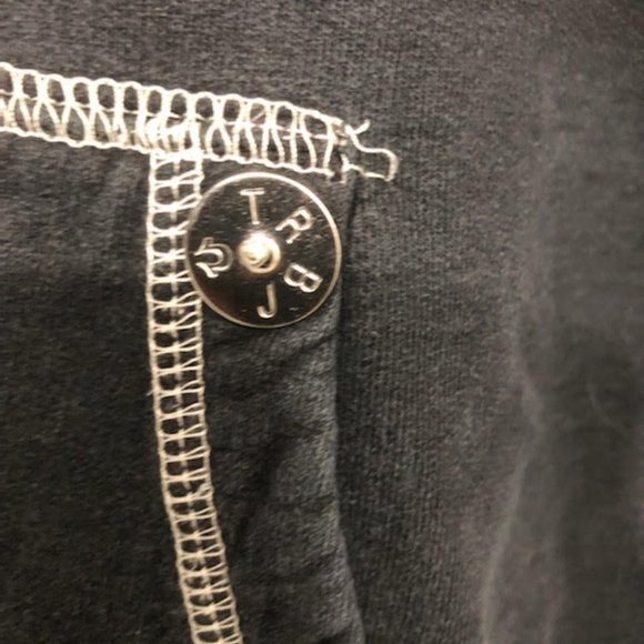 TRUE RELIGION BLACK CLASSIC HOODIE SIZE LARGE - Picture 3 of 10